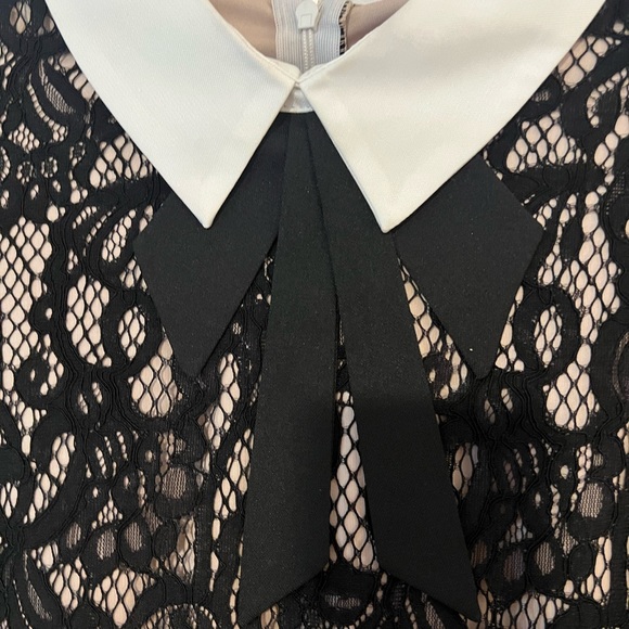 Betsey Johnson Lace Cocktail Black Dress - Picture 4 of 8